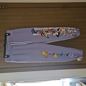 Looney Tune x Friends Women's Sweatpants Purple Joggers